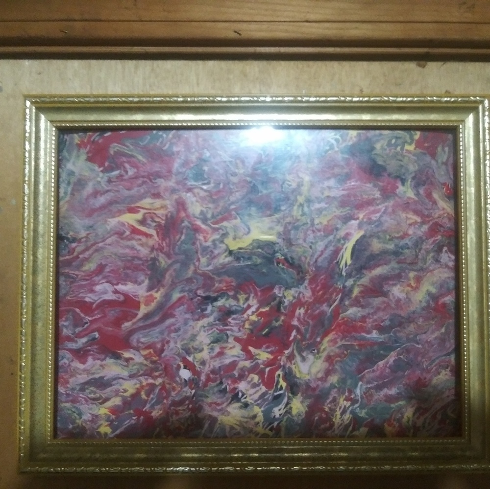 Art of my own.  Abstract ptsd